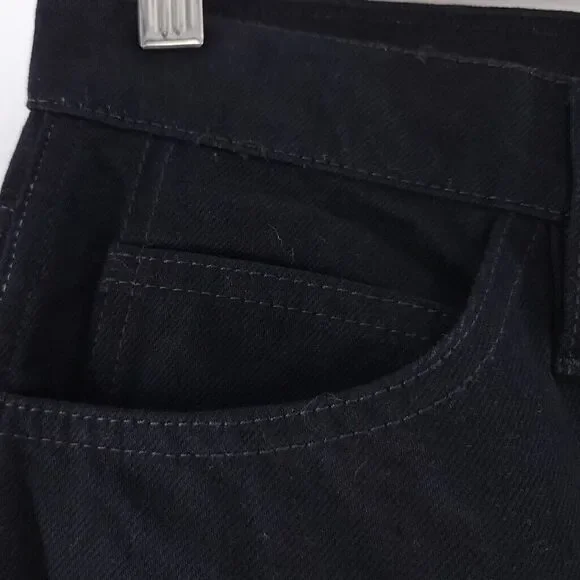 Frame Le Italien True Straight Black Noir Jeans Womens Size 25 - Picture 5 of 11
